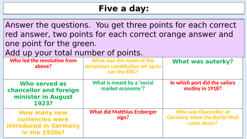 A level FRG Surviving the challenges of 66-89