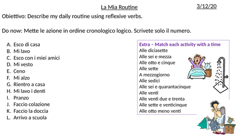 Module 3 Daily and Cultural Life - GCSE Italian (Edexcel)