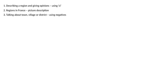 Module 4 My Town - GCSE Italian (Edexcel)