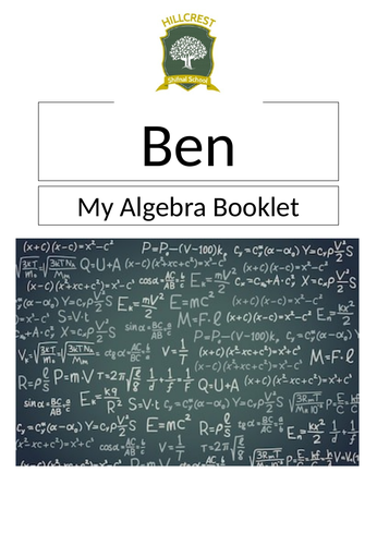 Algebra booklet