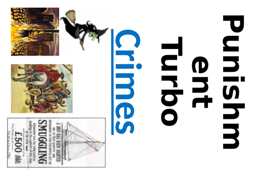 Crime and Punishment Revision - Timeline and tasks - OCR SH P B 1-9
