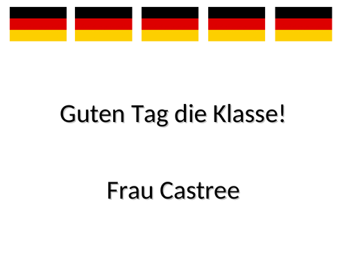 KS3 German Taster Lesson