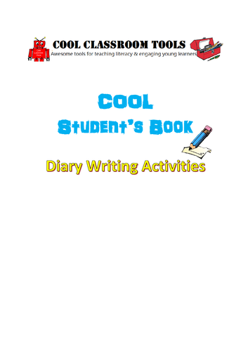 Diary Writing Workbook for Primary Literacy and ESL Students