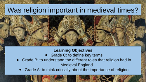KS3 Medieval Religion lesson pack