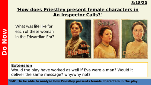 An Inspector Calls - Gender
