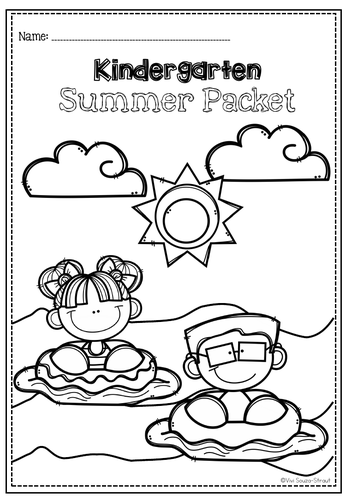 Practice Packet For Early Learners Kindergarten Summer Packet Teaching Resources