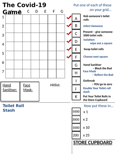 Pirate Game - Covid-19 Edition