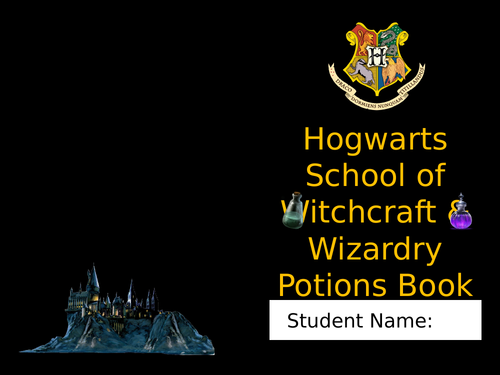 Hogwarts Potions Booklet - Practicals