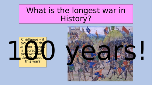 Causes of the 100 year war