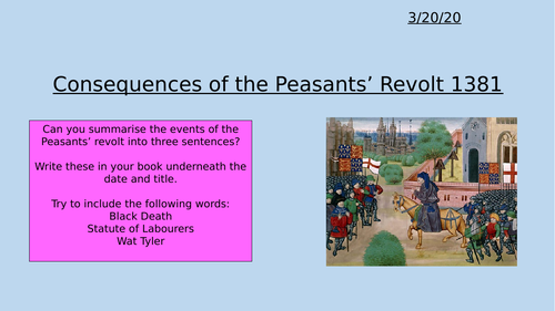 Consequences of the Peasants Revolt