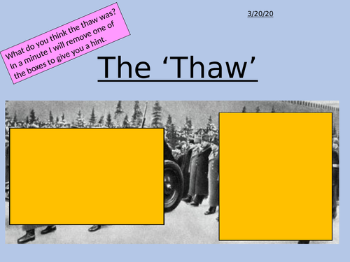 The 'Thaw' under Khrushchev