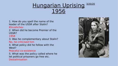 The Hungarian Uprising