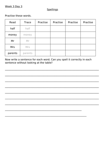 Year 2 - 3 weeks worth of Home Learning - Covid-19