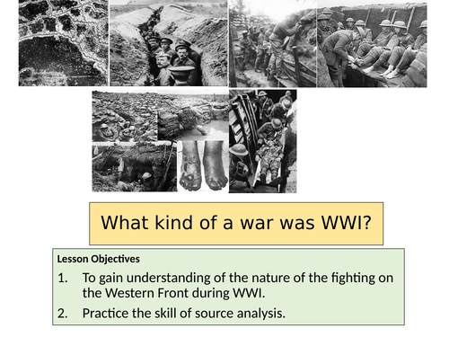 Lesson 2-What kind of a war was WWI?