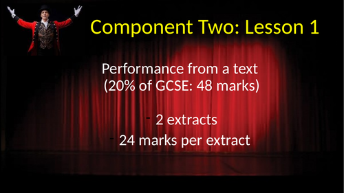 GCSE Drama: Five consecutive Component 2 lessons