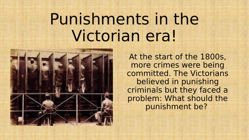 Victorian Punishments