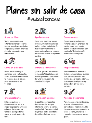 En mi tiempo libre - Quarantine ideas