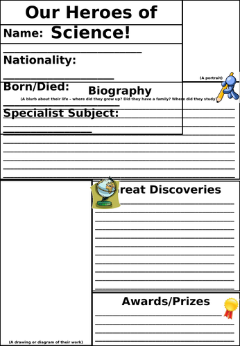 Favourite Scientist Research Project