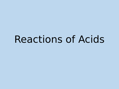 AQA Chemistry GCSE 9-1 - Formulas of Salts