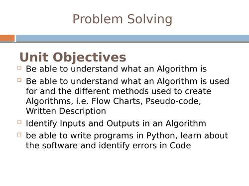 problem solving and computing lesson 3