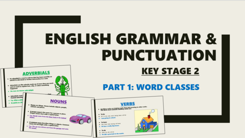 KS2 English Grammar and Punctuation - Word Classes