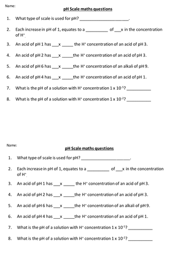 REMOTE LEARNING - Strong vs Weak Acids