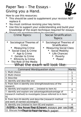 Sociology past papers a level image
