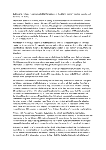 Essay about memories picture