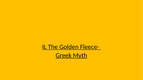 The Golden Fleece- Greek Myth