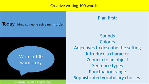 100 word challenges