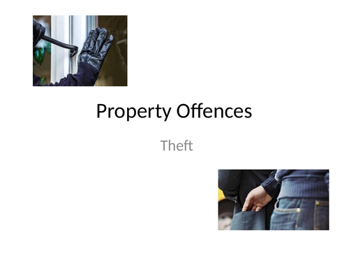 Property Offences - Theft