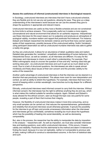 Examine the problems some sociologists may face when using different kinds essay 05 image