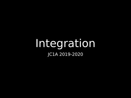 Integration (Additional Maths 0606 and As Level 9709)