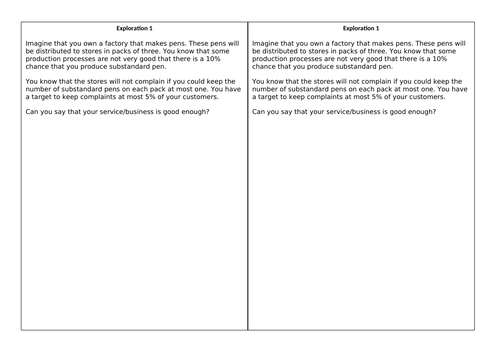 Discrete Probability Distributions - As llevel