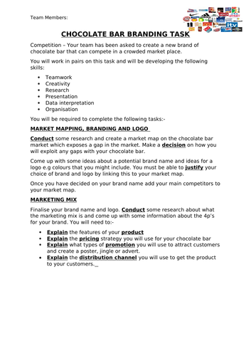 Year 9 Project work to develop skills for 3 Year KS4 curriculum