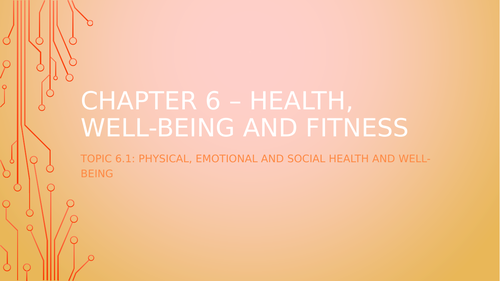 Physical, Social, Emotional Health