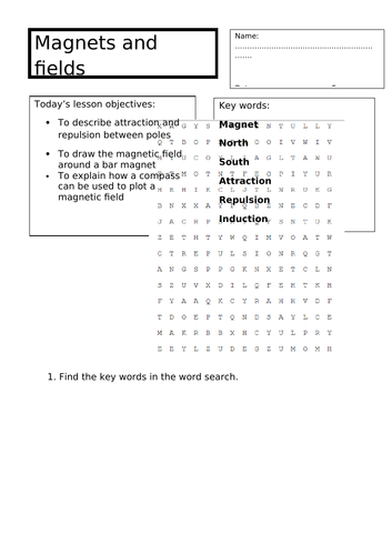 Magnets Lesson