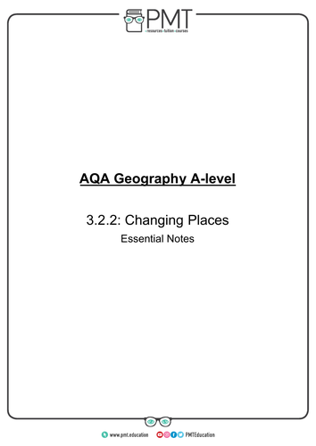 AQA A-level Geography Essential Notes