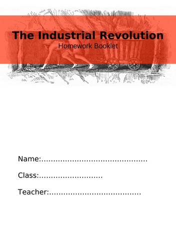 Industrial Revolution - Homework booklet