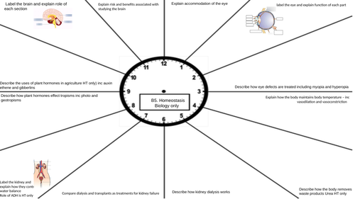 aqa Biology revision clocks paper 2 and required practicals