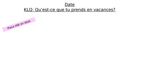holiday items and reflexive verbs