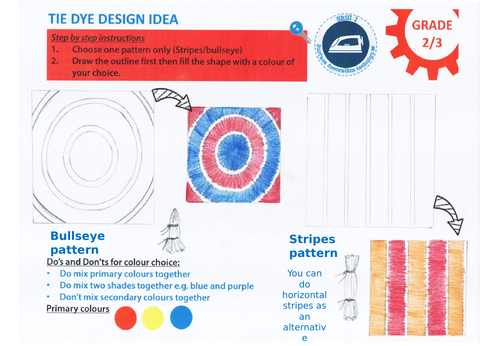 Help guide - How to draw a a tie dye pattern