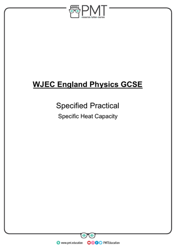 WJEC England/ Eduqas GCSE Physics Practical Notes