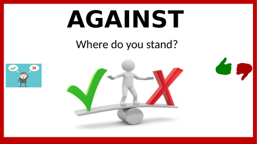 Language paper 2, section B: for and against