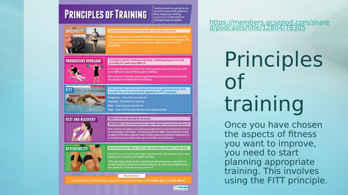 Level 2 BTEC Sport - Unit 1 - Principles of training lesson powerpoint