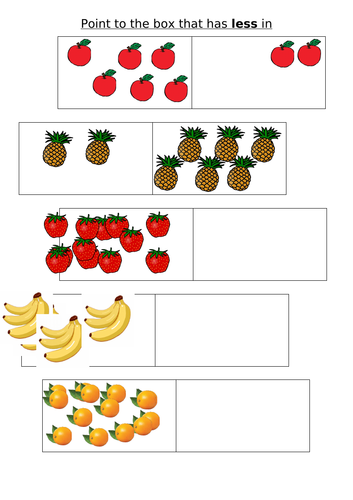 Nursery Maths sheets   number, shape,size, pattern