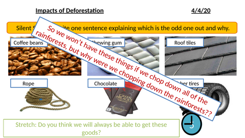 Impact of deforestation