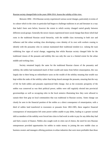 essay about russian culture