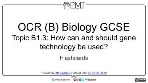 OCR (B) GCSE Physics Flashcards