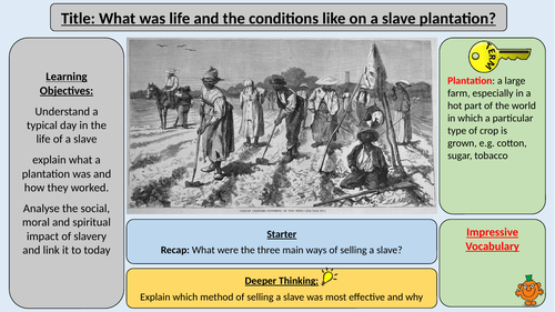 Slavery - Slave Plantations